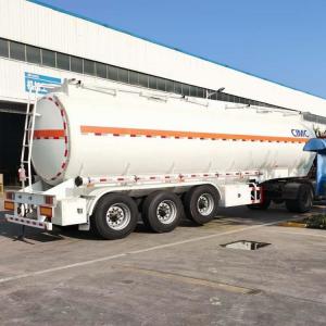 China Tri Axle Stainless Steel Fuel Tanker Trailers supplier