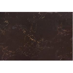 Kitchen Countertop Solid Surface Artificial Quartz Stone Black Color