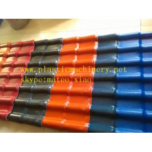 chinese pvc glazed rooftop tile/ synthetic resin tile  line