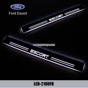 Ford Escort Scuff Plate LED Light Bar Car Door Scuff Plate aftermarket