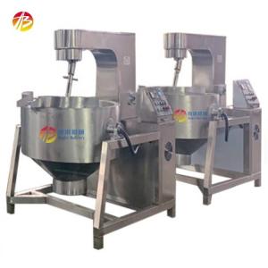 China 304 Stainless Steel Industrial Chilli Sauce Cooking Kettle with Customizable Agitator supplier