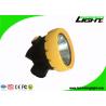 Yellow / Black Miners Helmet Light2.2Ah 3.7V 191g Weight For Underground