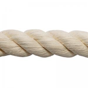 China YILIYUAN Shandong Exit 25mm 3 Ply Soft Macramé Cotton Twisted Rope for Structure supplier