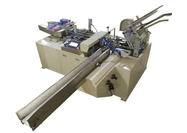Double Servo Paper Box Packing Machine / Tissue Box Packaging With PLC HMI