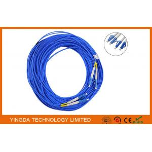 Duplex Fiber Optic LC - LC Single mode Patch Cord , Fiber Patch Cable Duplex Riser