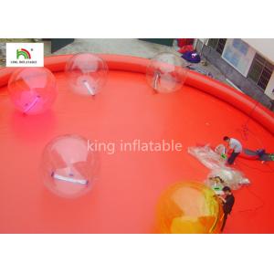 China Red Large Inflatable Swimming Pools For Adults Outside Commercial Activity supplier