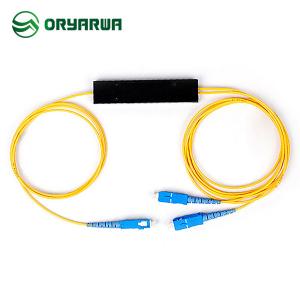 China Fiber Optic 1x2 Cassette PLC Splitter ABS Material supplier