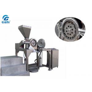 Screw Feeding Type Cosmetic Powder Crusher With 12 Hammers , Stainless Steel Material
