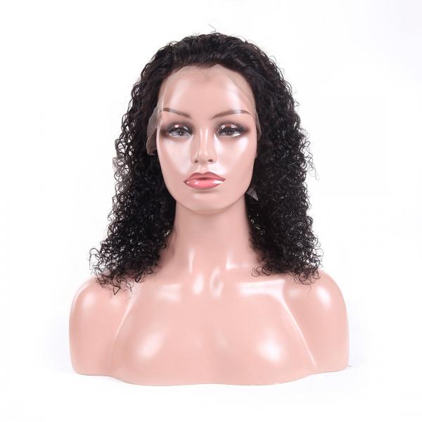 Smooth Raw Human Hair Lace Front Wigs With Baby Hair Customized Length