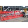 China D5015 8T Luffing Tower Crane Full Invertor Control Box with 7.5m Base Mast wholesale
