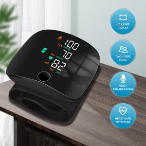 China Medical Voice Wrist Sphygmomanometer BP Machine Eletronic Digital Wrist Blood Pressure Monitor supplier