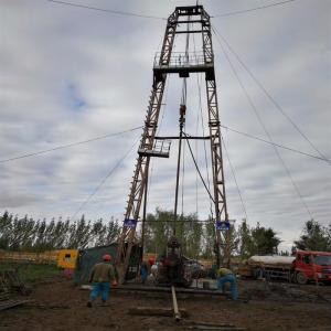 China XY-2B Geotechnical Exploration Core Drilling Rig 500m Depth With Hydraulic Tower on sale