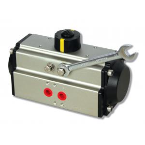 China AT pneumatic actuators double action and spring return  pneumatic flow control valve supplier