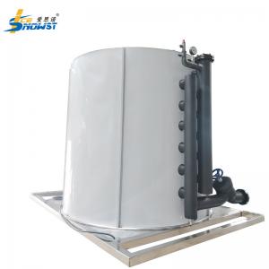 35 Ton Stainless Steel Flake Ice Evaporator Drum Refrigeration Systems CE Certificate