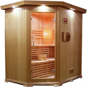 China Odm FSC 4-6 Person Red Cedar Steam Sauna Room For Home supplier