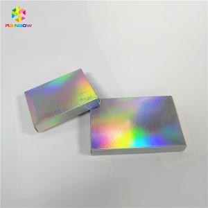 Glossy Paper Hologram Paper Box Packaging Custom Cardboard Diving Facial Mask Pack