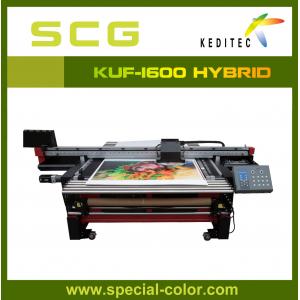 China uv flatbed and roll to roll all in one printer KUF1600.foam board,Arcylie,glass,metal,wood supplier