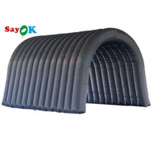 Black Inflatable Tunnel Tent Multi Function For Activities Exhibitions