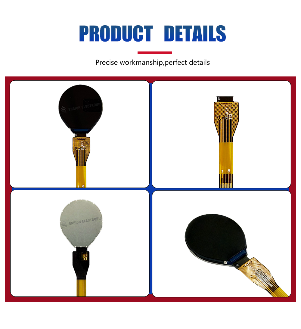 China 0.71 Inch Round TFT LCD Module with 160x160 Resolution and IPS Viewing Angle for Wearable and Industrial Applications wholesale