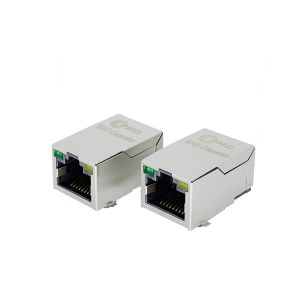 China Through Hole Mounting RJ45 Modular Jack with 9.7mm Width and 8 Cores for Stable Networking wholesale