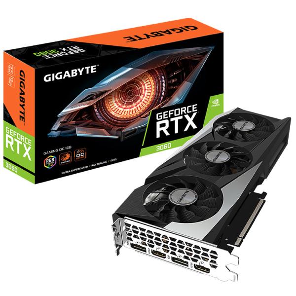 GIGABYTE NVIDIA RTX 3060 GAMING OC 12G Graphics Card 12 API With GDDR6 192 Bit Memory
