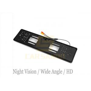 HD Night Vision License Plate Mounted Backup Camera 3.8 mm *2.9 mm Sensing Area