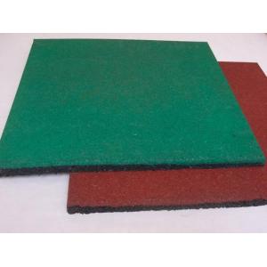 Wood Grain Industrial Rubber Sheet Rubber Felt Floor Spill Mat , 10-50mm Thickness