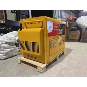 50HZ Rated 4.5kW Portable Diesel Generator Silent Type Air Cooled