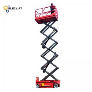 Hydraulic Scissor Lift Self Propelled Lifting Platform 4x8 Feet Dimensions