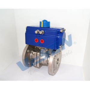 Water Media Pneumatic On Off Valve Pneumatic Control Valve With Limit Switch