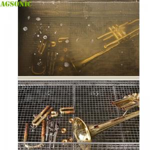 China Brass Faucet Ultrasonic Cleaning Tanks Size 141&quot; L * 43 &quot; D 38 &quot; Width Cleaning 1000 Pcs / Day Heater Up 80 C 28 Khz wholesale
