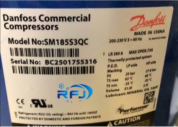 Sm185s4rc Industrial Refrigeration Compressor For R22 Air Conditioning Freezer
