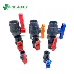 China High Temperature Resistant PVC/UPVC Plastic Octagonal Ball Valve for Middle East Industry supplier