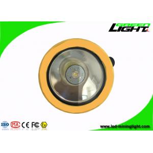China Yellow / Black Miners Helmet Light2.2Ah 3.7V 191g Weight For Underground Emergency supplier