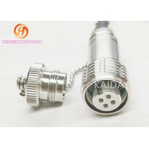 China Waterproof IP67 Coaxial Fiber Optic Connectors ODC Series Plug 4 Contacts supplier