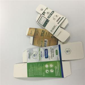 China high quality custom electronic cigarette accessories Paper box CBD vape pen cartridge packaging box supplier