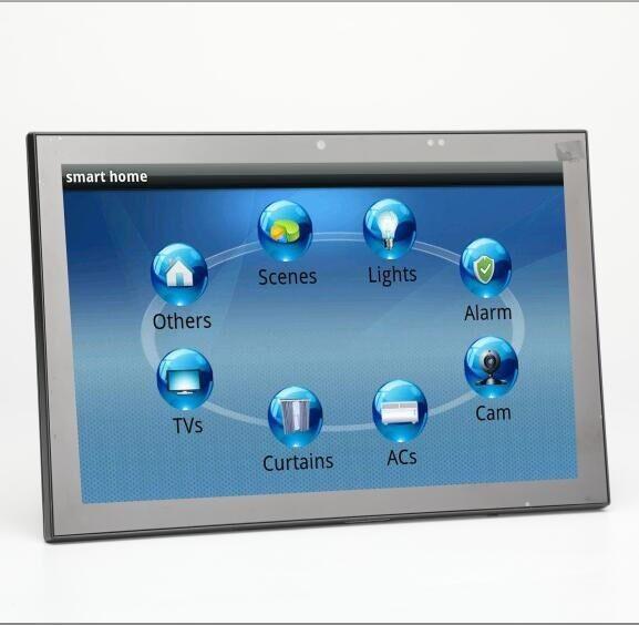 Onwall mountable 10 inch touch screen tablet with speaker tunnel POE for SIP