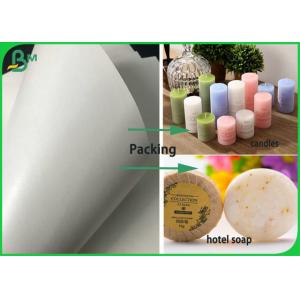Water Resistant PE Coated 60GSM 70GSM Offset Paper / Candles Packing Paper