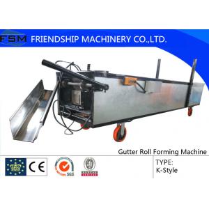 China K-Style Gutter Roll Forming Machine For Rainwater Gutter Semi-automated supplier