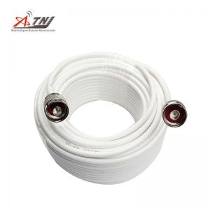 China 3D FB 20M N Male Custom Coax Cable For Mobile Phone Signal Repeater supplier