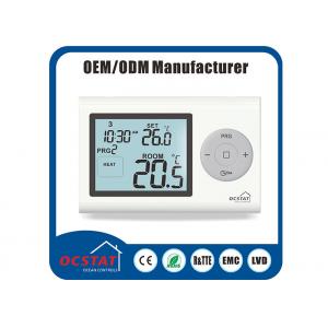 China Water Heating Boiler Controller Gas Heater Thermostat Digital Programmable White Backlight supplier
