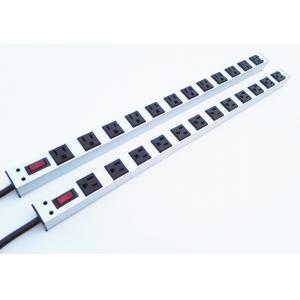 12 Way Multi Outlet Power Strip Bar , Industrial 12 Plug Extension Lead With Switch