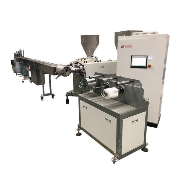 China Extrusora de revestimiento de plástico personalizada para núcleo de alambre de acero, máquina de revestimiento por extrusión, 90 mm de diámetro wholesale