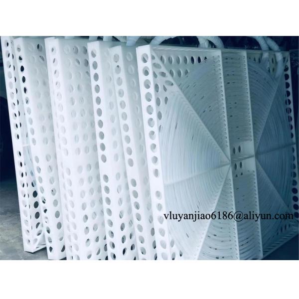 Chemically Resistant PTFE Heat Exchanger With Integral Inlet / Outlet Connections
