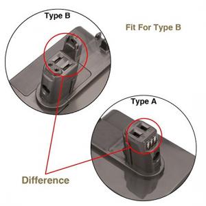 Lithium Dyson Dc34 Battery Replacement For Cordless Vacuum Cleaner 2500mAh