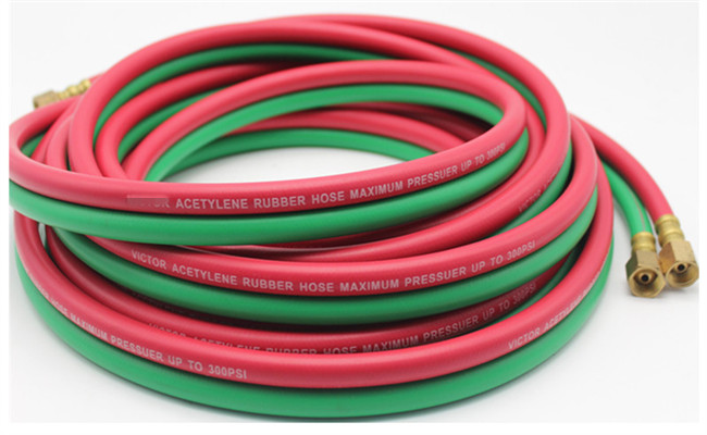 Color : 25ft Red Green Oxy-Acetylene Twin Welding Hose Efficient & Durable Welding Hose Red & Green 25ft 