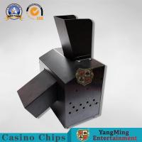 China Metal Casino Game Accessories Silent Smart Upgrade Shredder Black Metal Automatic Manual Playing Cards Cutter on sale