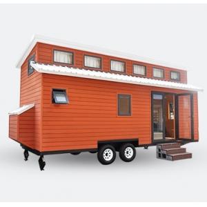 China Prefabricated Tiny House With 110/220V/240v Electrical Glass Wool And PU Cladding Insulation supplier