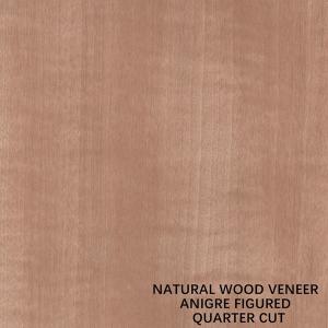 Figured Anegre Quarter Cut Wood Veneer Straight Uniform Color For Musical Instruments