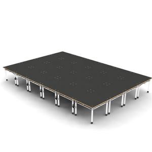 China 4*4ft 18 MM Plywood Stage Platform 4*8ft Removable Stage On Sale supplier